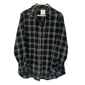Jachs Girlfriend Ladies' Flannel Shirt, Black Womens‎ L NWOT- Fall Cozy Cowgirl